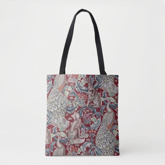 Tote Bag Animaux forestiers, William Morris (Devant)