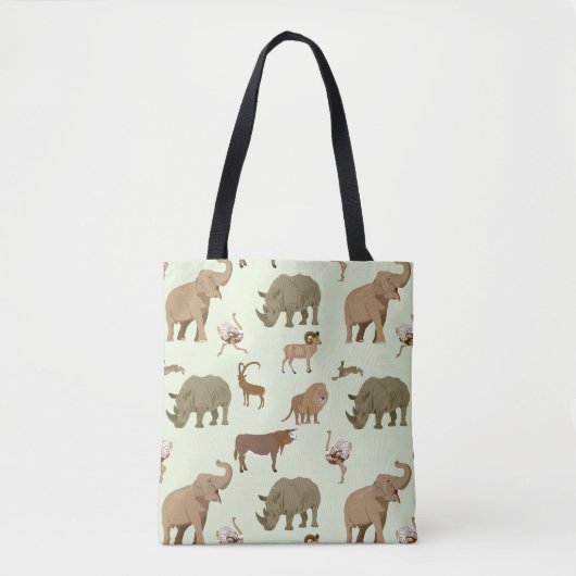 Tote Bag Animaux sauvages (Devant)