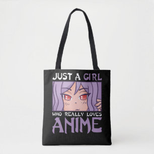 Tote Bag Anime Girl Otaku Kids Japonais Comic Manga Fan