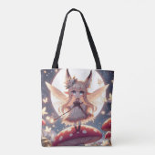 Tote Bag Anime Girl Pixie Hippie Lune Fée (Dos)