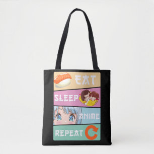 Tote Bag Anime mignonne regarder Girl Japon Comic Manga Ani