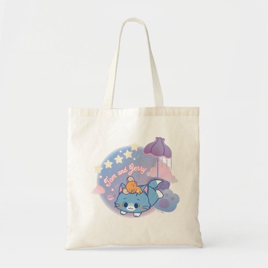 Tote Bag Anime Tom et Jerry Dreamy Nights (Devant)