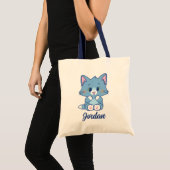 Tote Bag Anime Tom et Jerry - Tom (Devant (produit))