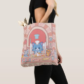 Tote Bag Anime Tom, Jerry et boulangerie Tuffy (De près)