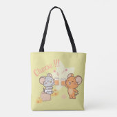 Tote Bag Anime Tuffy et Jerry Cheese au fromage (Dos)