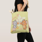 Tote Bag Anime Tuffy et Jerry Cheese au fromage (De près)