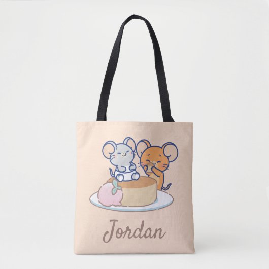 Tote Bag Anime Tuffy et Jerry Cheesecake (Devant)