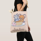 Tote Bag Anime Tuffy et Jerry Cheesecake (De près)