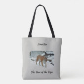 Tote Bag Année astrologique chinoise du tigre (Dos)