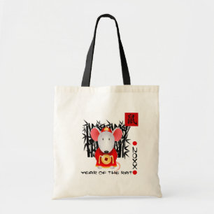 Tote Bag Année chinoise du rat  Année personnalisée