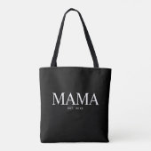 Tote Bag Année de création de maman (Dos)