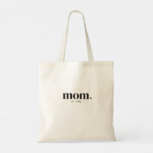 Tote Bag Année de création de maman (Dos)