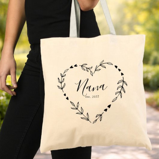 Tote Bag Année de Nana Établi.