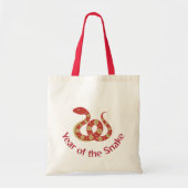 Tote Bag Année du serpent 2025 (Devant)
