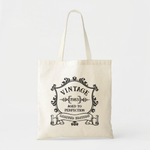 Tote Bag Année vintage - âge à la perfection année de naiss