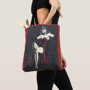 Tote Bag années 1940 femme fatale