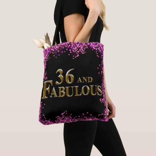 Tote Bag Anniversaire 36 ans (De près)