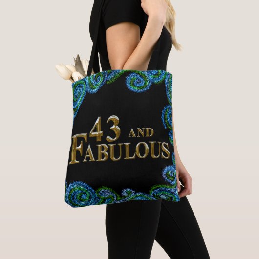 Tote Bag Anniversaire 43 ans (De près)