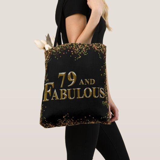 Tote Bag Anniversaire 79 ans (De près)
