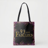 Tote Bag Anniversaire 93 ans (Devant)
