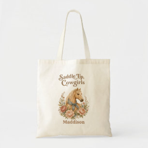Tote Bag Anniversaire Cowgirl Blue