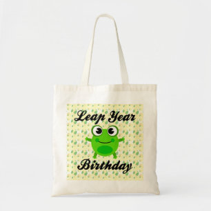 Tote Bag Anniversaire d'année bissextile, grenouille