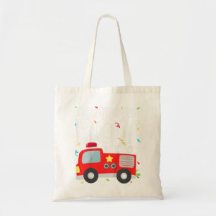 Tote Bag Anniversaire de enfant Boy Fire Truck Party Firefi