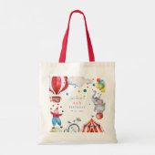 Tote Bag Anniversaire de enfant de cirque mignon (Dos)