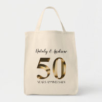 Anniversaire du 50e Mariage d'or métallique