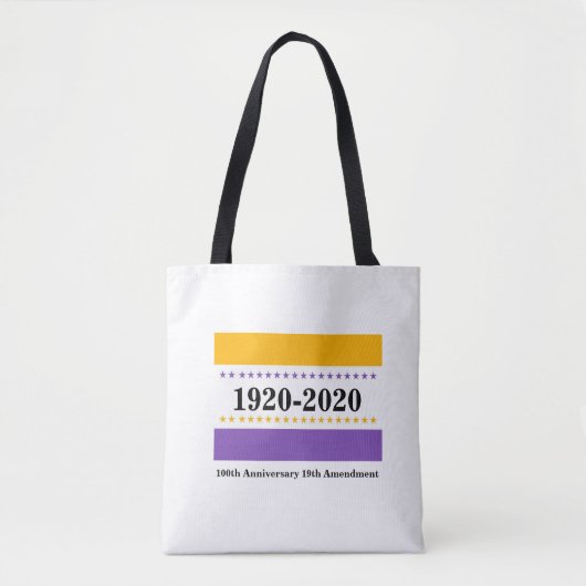 Tote Bag Anniversaire du droit de vote des femmes de (Devant)