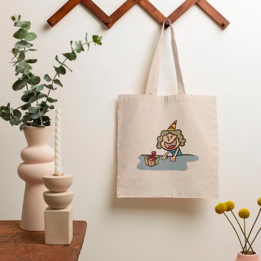 Tote Bag Anniversaire Fille Avec Un Cadeau
