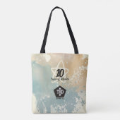 Tote Bag Anniversaire fourre-tout d'étape importante des (Dos)