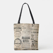 Tote Bag Annonce de journal français 1897 (Dos)