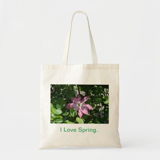 Tote Bag Annonce de printemps (Devant)