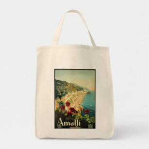 Tote Bag Annonce vintage de voyage Amalfi