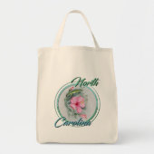 Tote Bag Anolis de NC & Hibiscus (Devant)