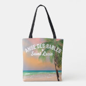 Tote Bag Anse Des Sables Sainte-Lucie (Dos)