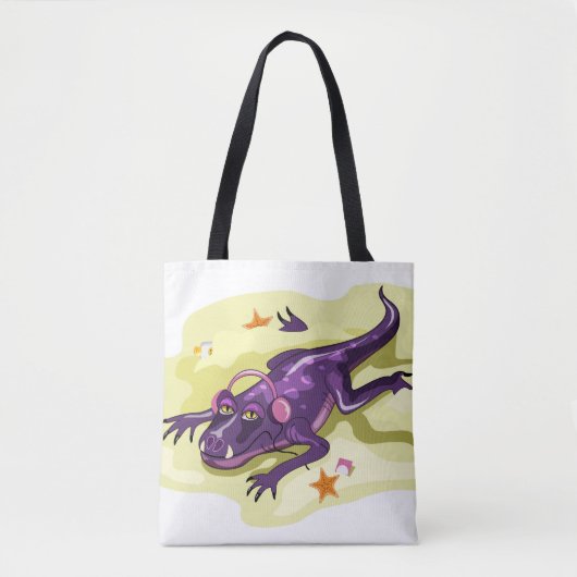 Tote Bag Anteosaurus Bain De Soleil Avec Casque. (Devant)