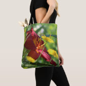 Tote Bag Anthemis rouge de jaune de Daylily (De près)