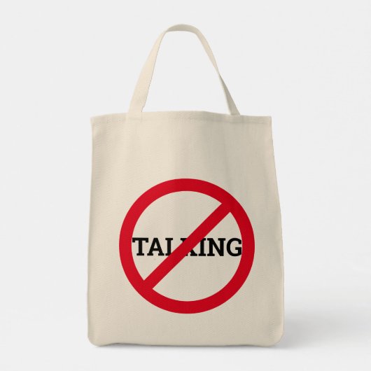 Tote Bag Anti-Talking (Dos)