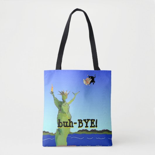 Tote Bag Anti-Trump et Trump aux élections présidentielles  (Devant)