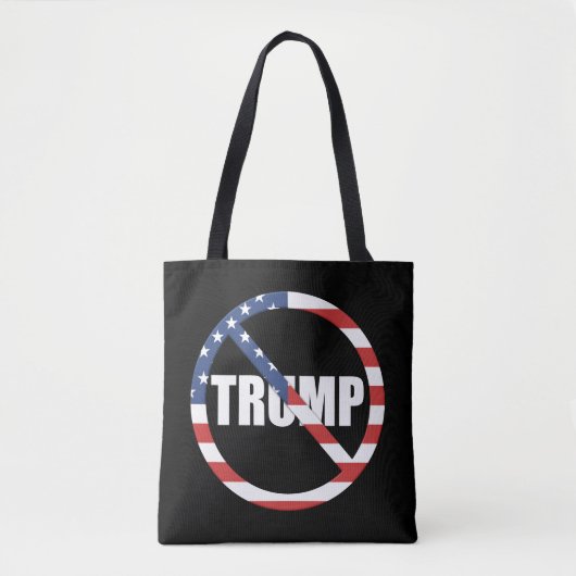Tote Bag Anti-Trump pro-démocratie (Devant)