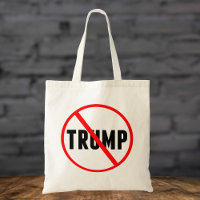 Anti Trump Simple Red Circle X Politique