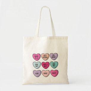 Tote Bag Anti Valentine's Day Funny Single Awareness