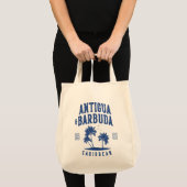 Tote Bag Antigua & Barbuda Caribbean Palm Tree (Devant (produit))