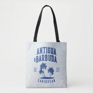 Tote Bag Antigua & Barbuda Palmier des Caraïbes