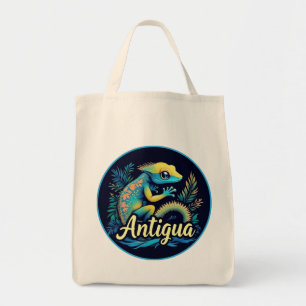 Tote Bag Antigua Island Caribbean Gecko