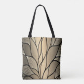 Tote Bag Antique Gold Creative Leave Motif (Dos)