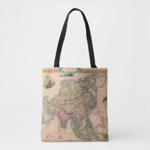 Tote Bag Antique vieille carte inspirée (11)