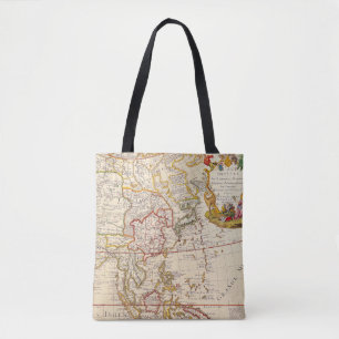 Tote Bag Antique vieille carte inspirée (6)